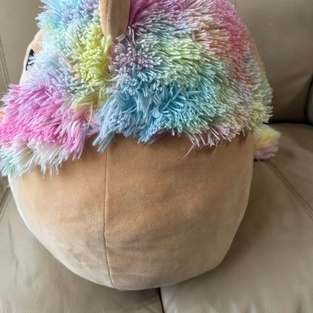 Squishmallows‎ Leonard The Rainbow Lion 16 inch Jumbo BIG Plush Toy. Soft Kids